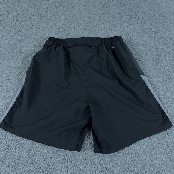 Nike Running Shorts Mens Medium Gray 2-in-1 Brief Lined 7" Dri-Fit Gym Training - Picture 10 of 11